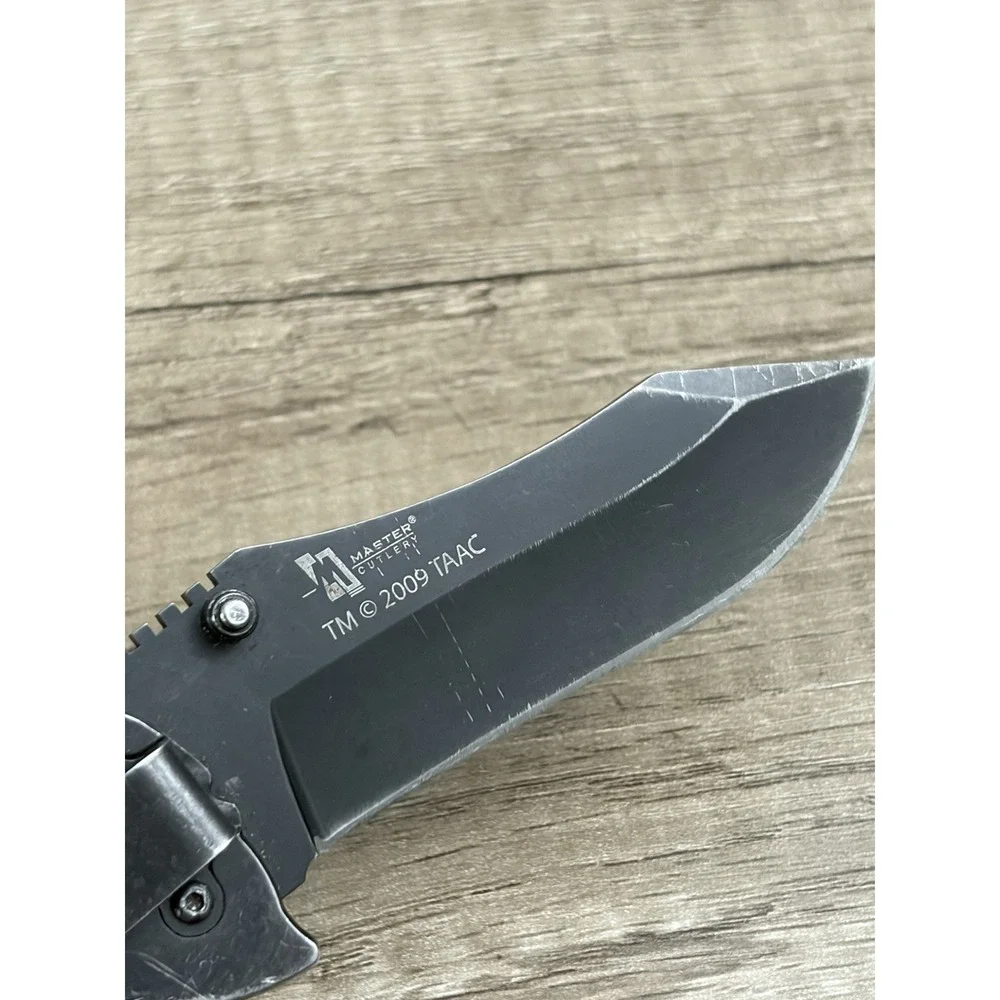 Terminator Salvation Knife Folding Pocket Schwarzenegger Movie Master Cutlery